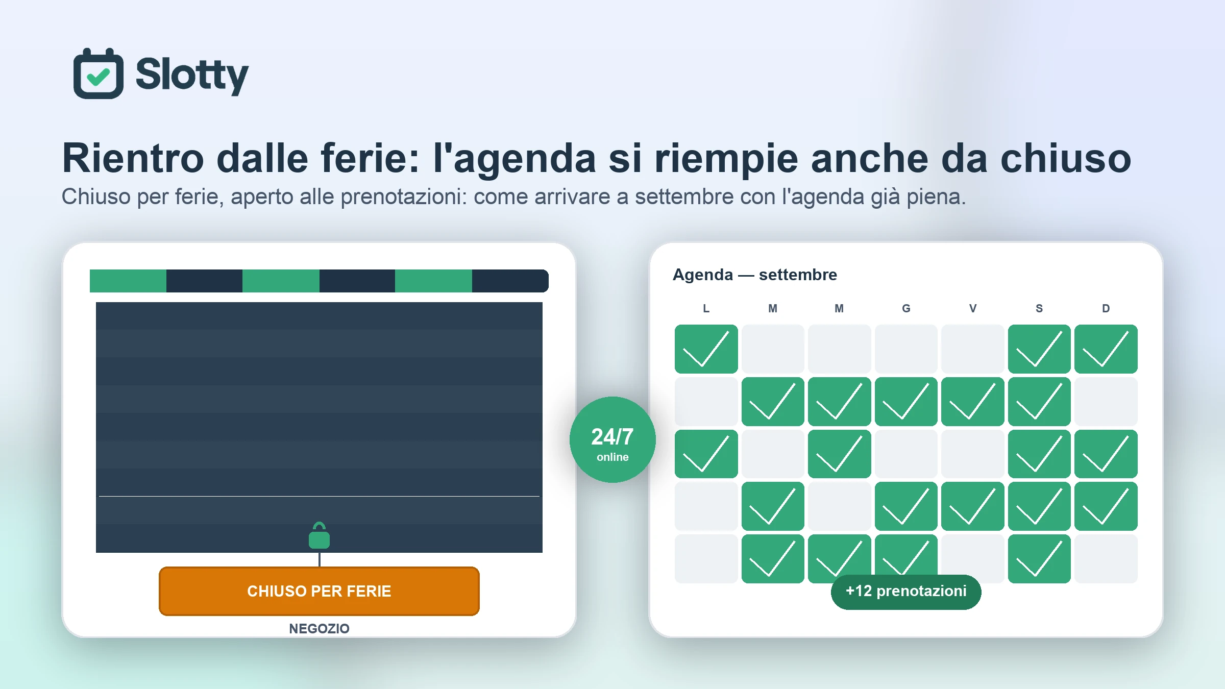 Come trovare l'agenda piena quando torni dalle ferie?